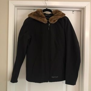 Marmot Zip Jacket with Fur Hood